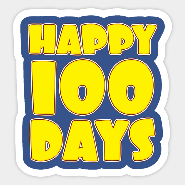 Happy 100 Days Baby s 100 Days Celebration 100 Days Sticker 